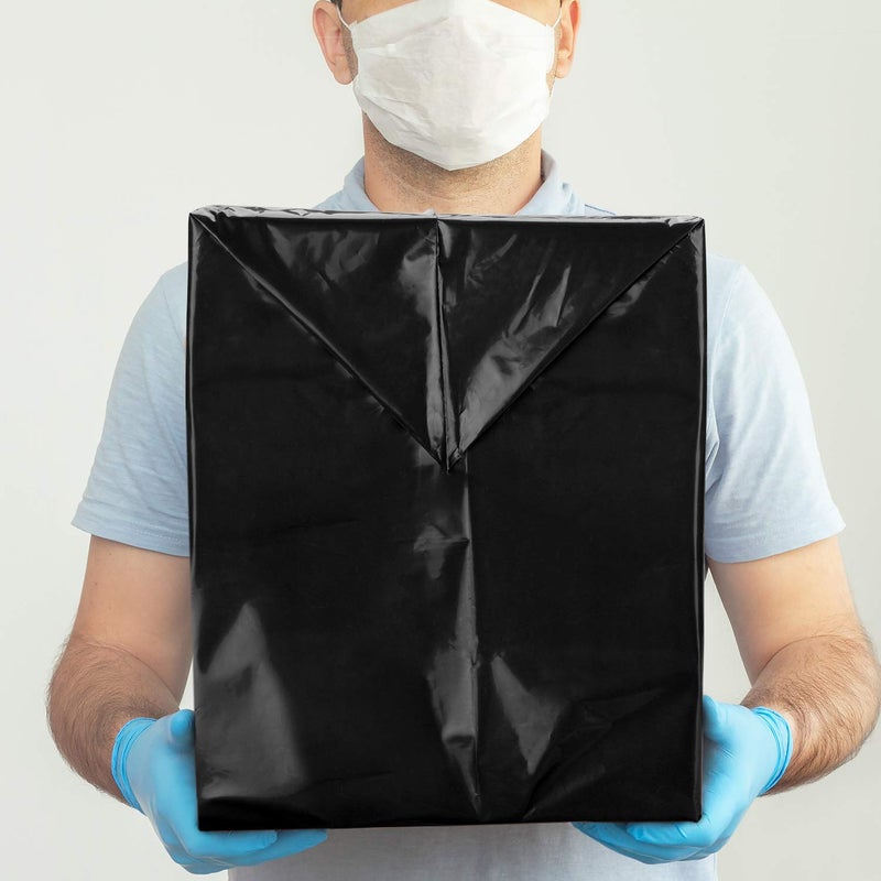 Metronic Large Poly Mailers 19x24 50PCS, Shipping Bags Envelopes Mailers with Self Adhesive Waterproof and Tear-Proof Postal Bags, Black - Image 5